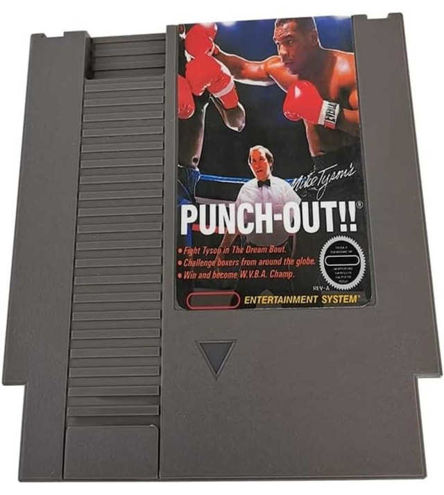 PUNCH- OUT GAME CARTRIDGE