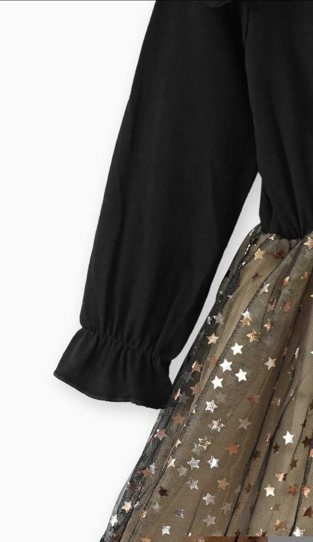 BABY/TODDLER TRENDY STAR MESH DRESS - photo 5