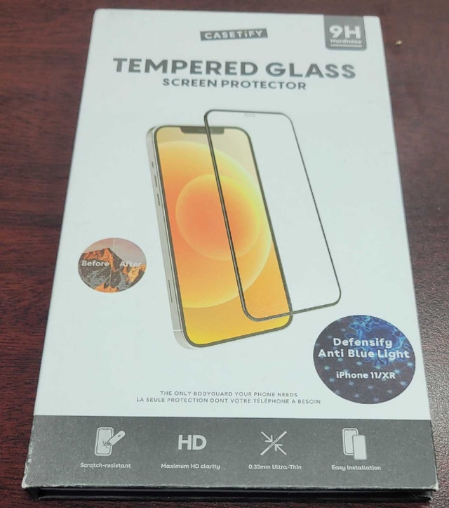 TEMPERED GLASS SCREEN PROTECTOR FOR IPHONE 11/XR