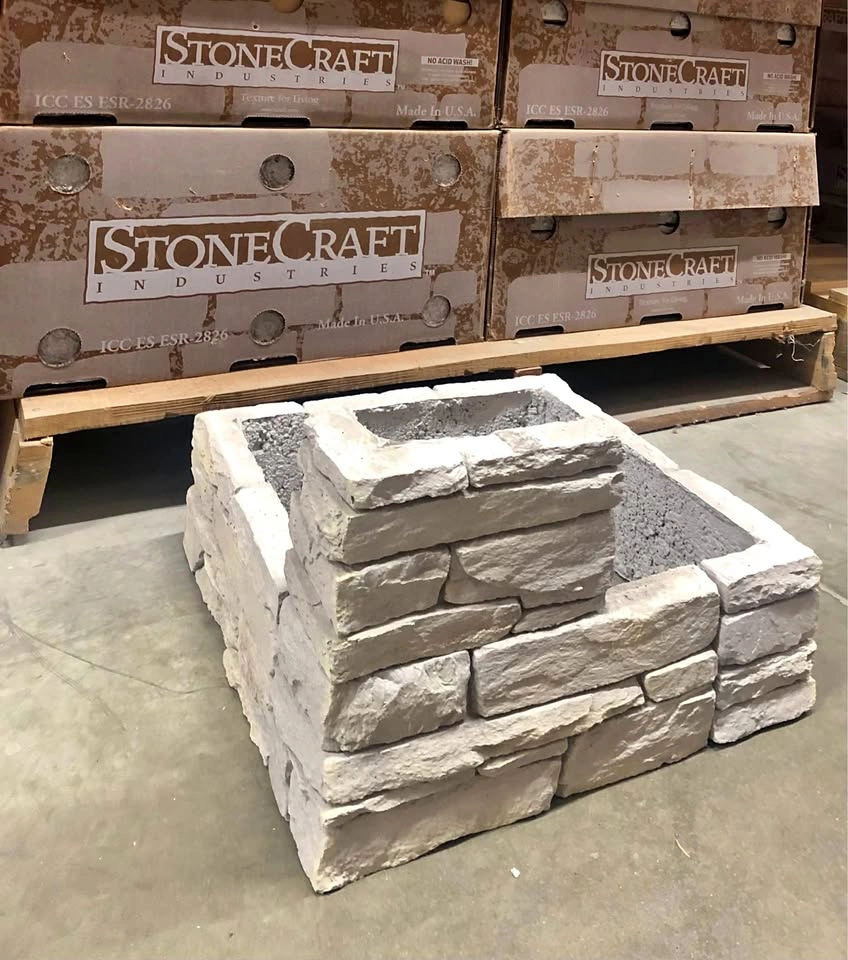 12 NEW BOXES - StoneCraft Farmledge Hamilton Stone Veneer - CORN