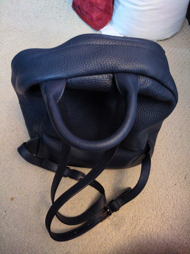Tory Burch Navy Blue Leather Backpack - photo 2