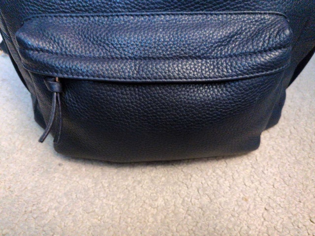 Tory Burch Navy Blue Leather Backpack - photo 4