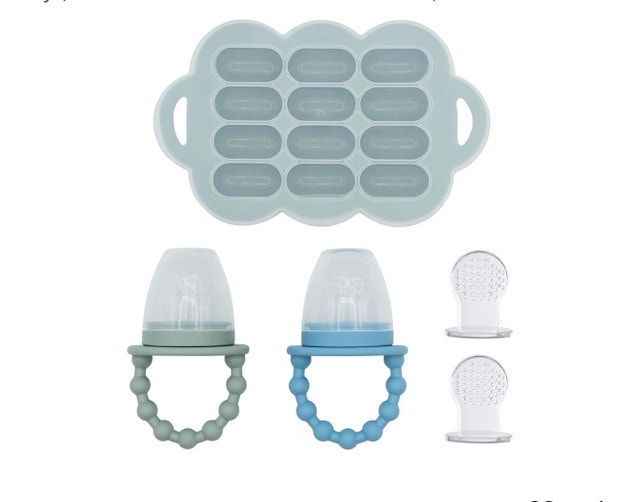 WeeSprout Baby Fruit Feeder and Teether Set