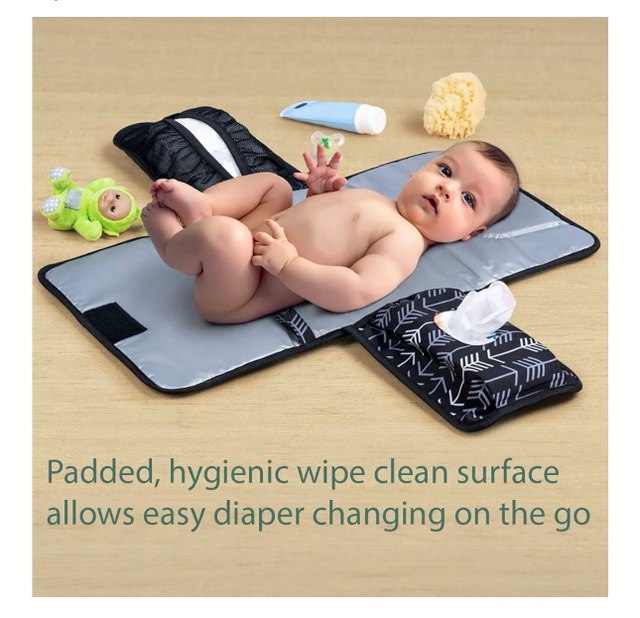 (New - Giftable) Lil Fox Portable Diaper Changing Pad - photo 2