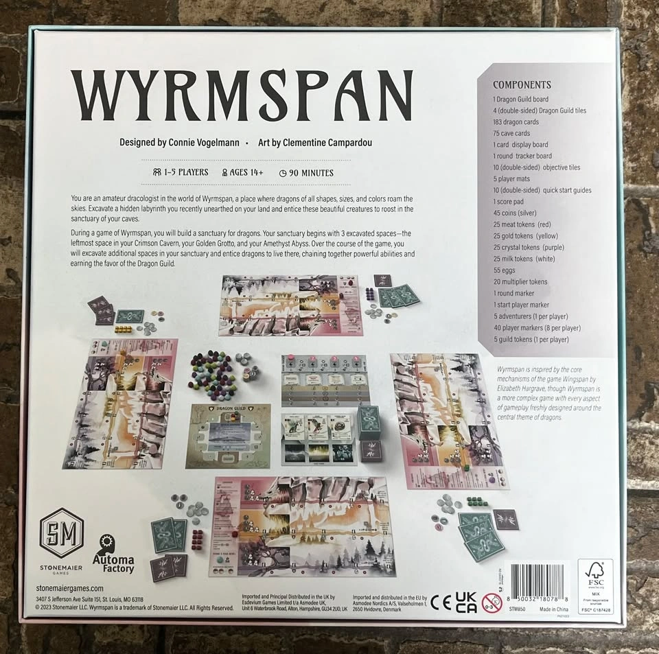 Wyrmspan Board game - New - photo 2