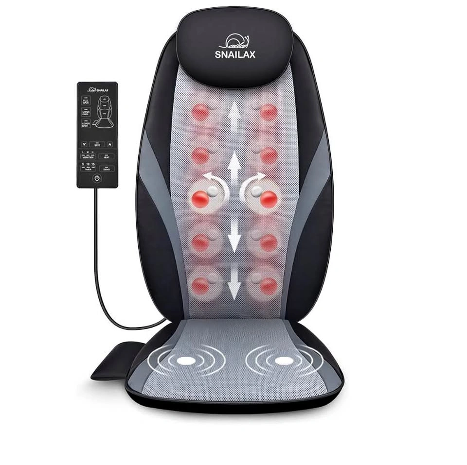 Shiatsu Back Massager with Heat, Massage Chair Pad for Home Offi