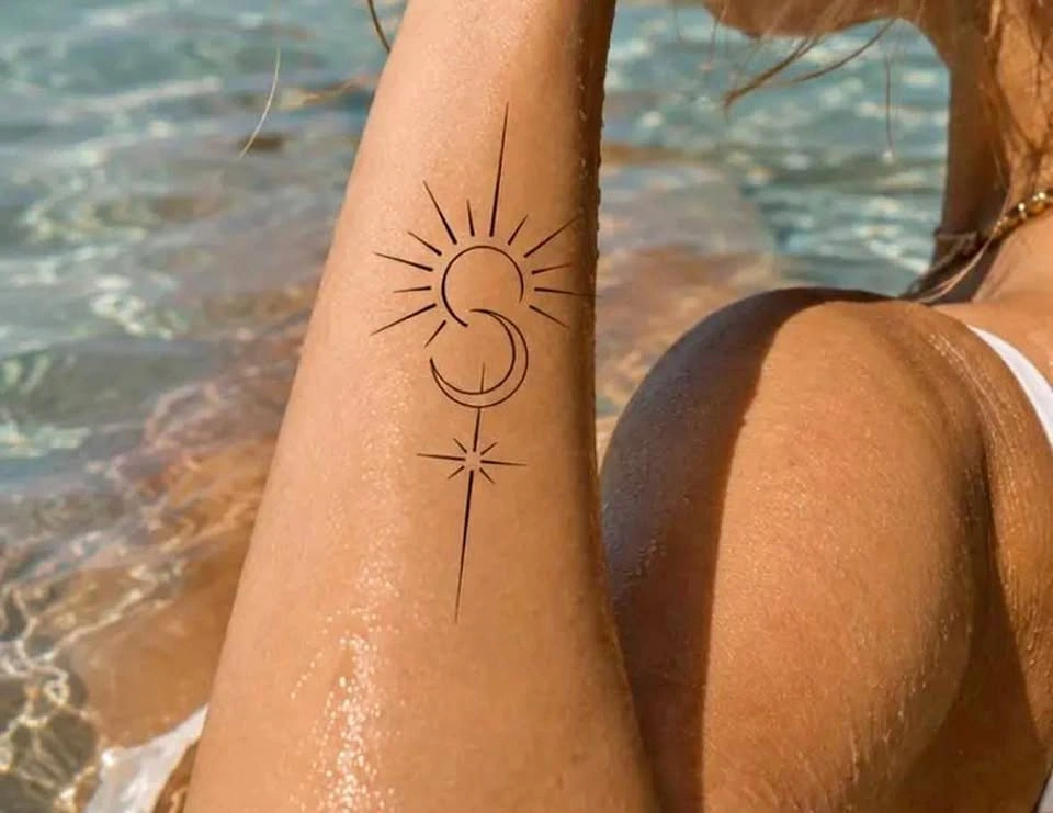 Temporary Tattoo Stencil and gel kit