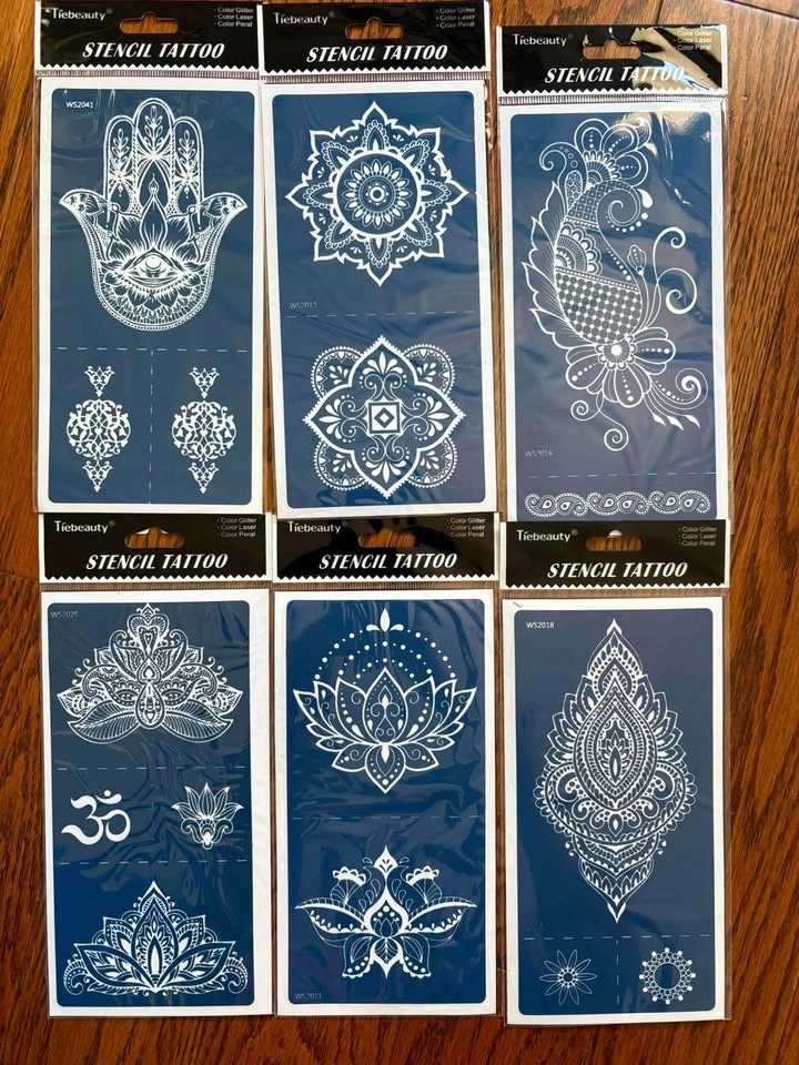 Temporary Tattoo Stencil and gel kit - photo 5