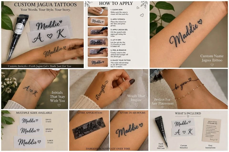 Custom Jagua Tattoos