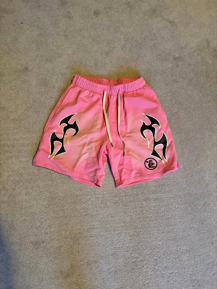 Pink hellstar shorts