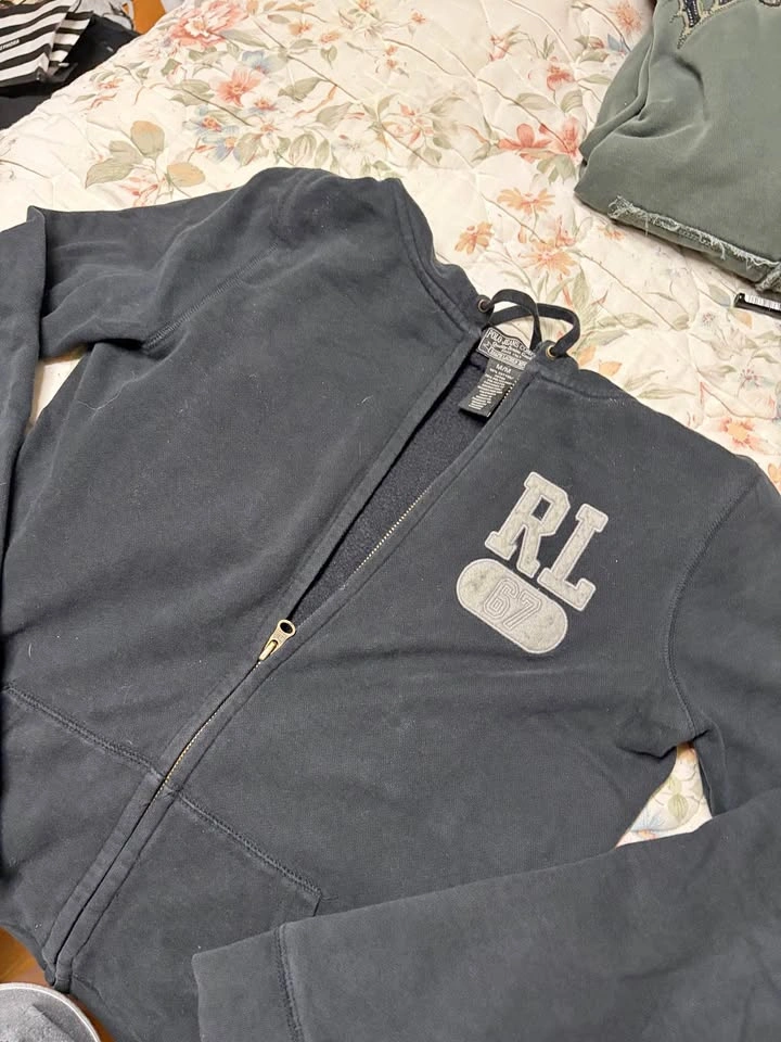 vintage ralph lauren 67 zip up