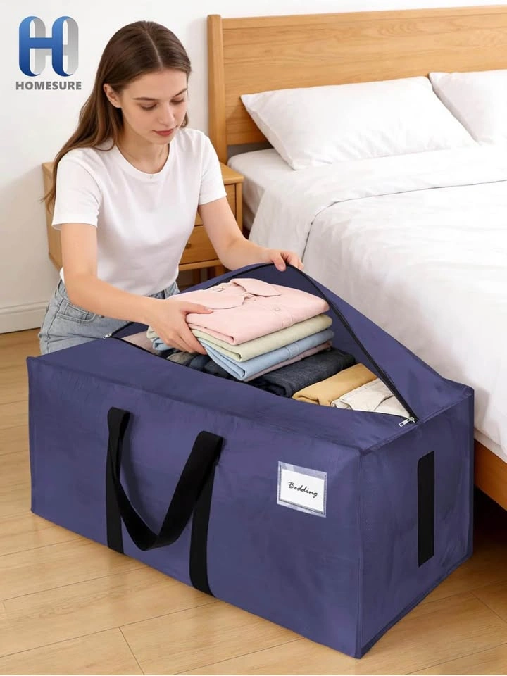 8 Packs 40 Gal Large Moving Bags with Zippers & Handles - photo 2