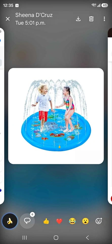 NEW Kids Splash Pad Sprinkler Mat