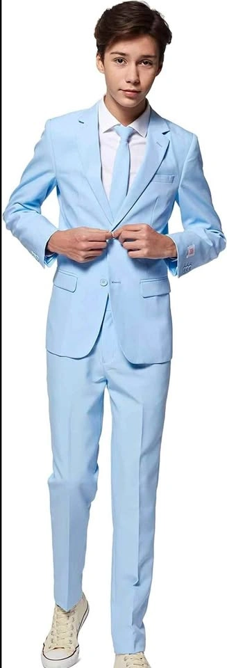 Brand New NIB OppoSuits Men's "Cool Blue" 3-Piece Suit - 44