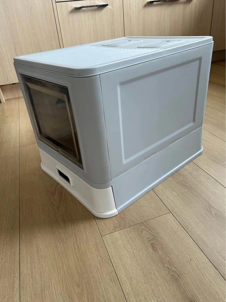Stainless Steel Enclosed Cat Litter Box - photo 2