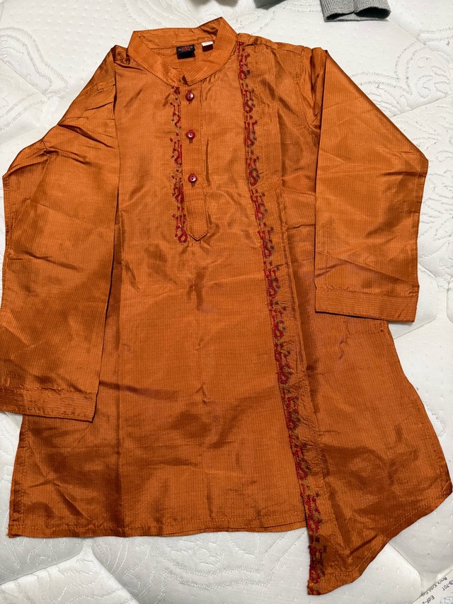 panjabi for kids with white pants