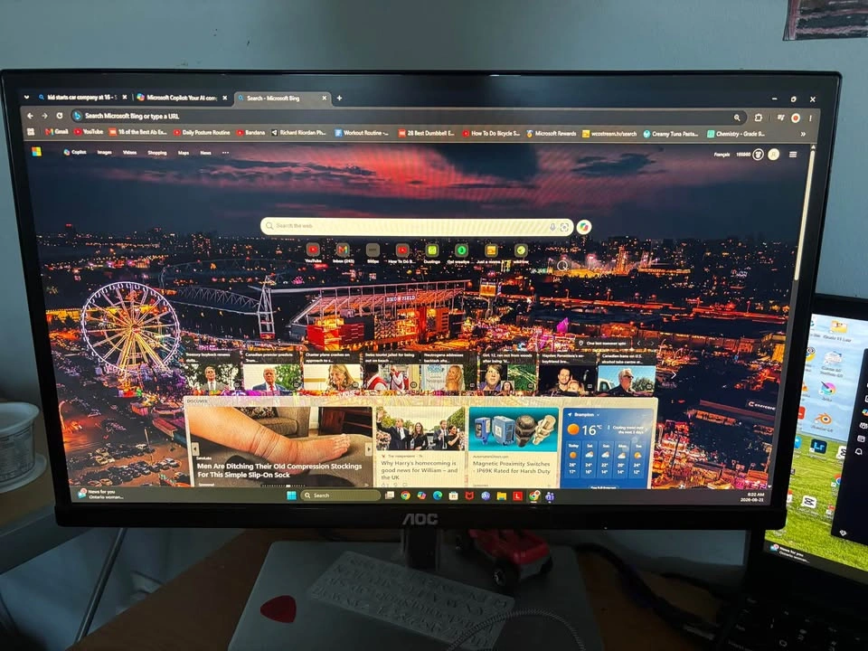 AOC I2279VWHE 22" LED Monitor (2 identical monitors available) - photo 2
