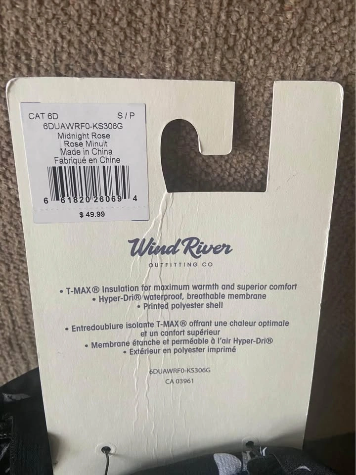 Windriver T-Max Insulated Waterproof Ladies winter gloves - size - photo 3