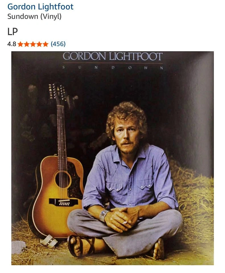 NEW NEVER PLAYED / Gordon Lightfoot Sundown (Vinyl) LP