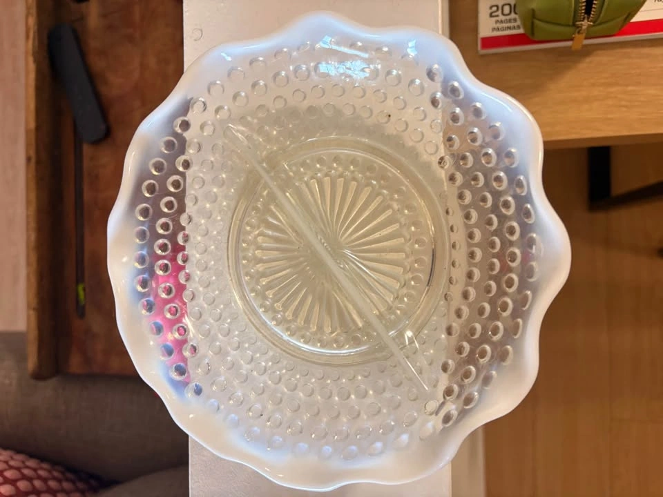 Bundle 15$ Vintage Glassware Set: Lidded Candy Dish, Rose Trinke - photo 5