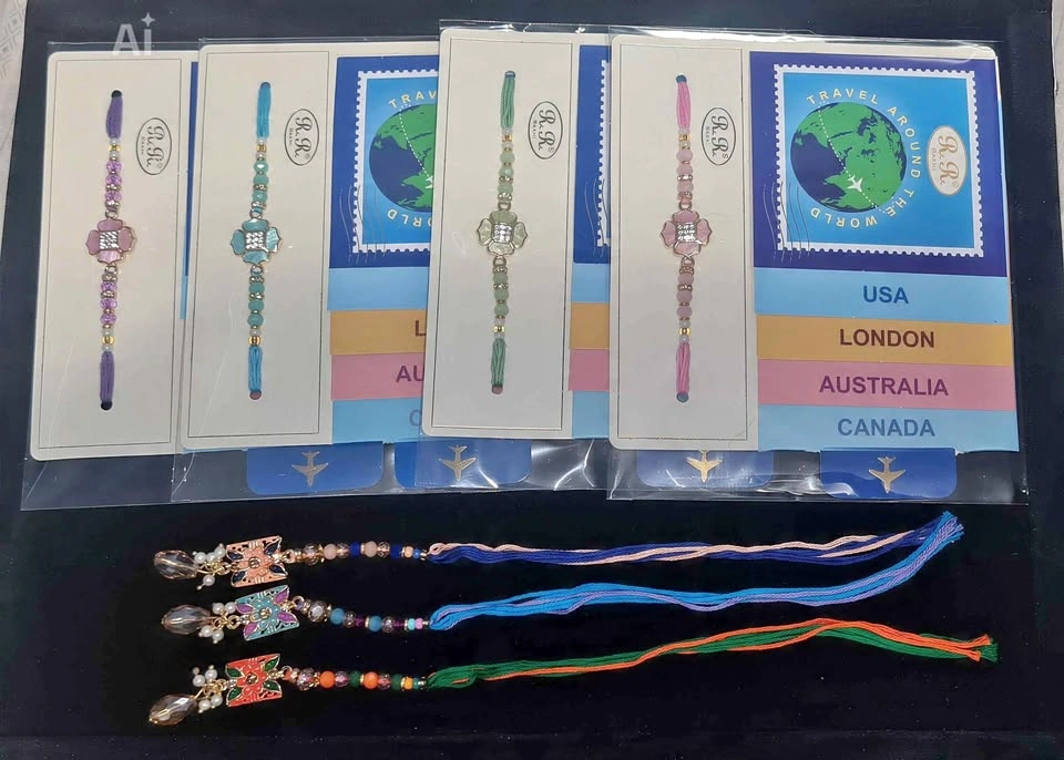 Beautiful Bhaiya–Bhabhi Rakhi Sets