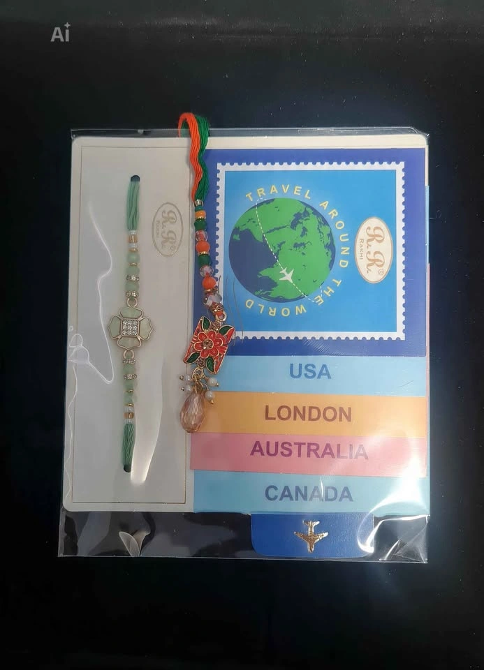 Beautiful Bhaiya–Bhabhi Rakhi Sets - photo 2