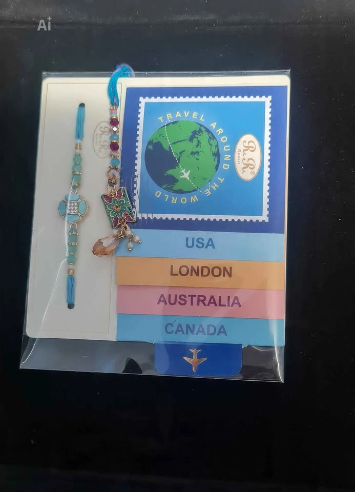 Beautiful Bhaiya–Bhabhi Rakhi Sets - photo 3