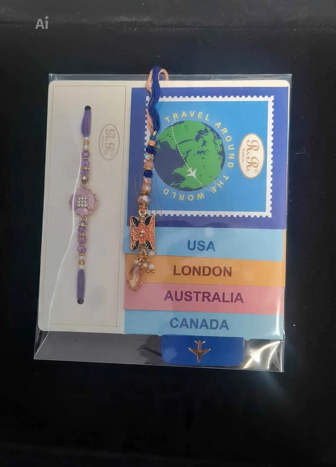 Beautiful Bhaiya–Bhabhi Rakhi Sets - photo 4