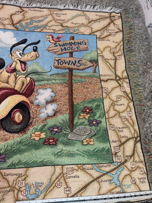 Vintage Mickey & Friends Cartoon Tapestry - photo 5