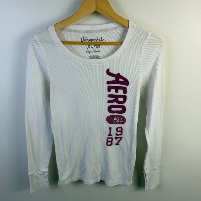 [Y2K] Aeropostale White Long Sleeve - photo 2