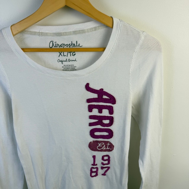 [Y2K] Aeropostale White Long Sleeve - photo 3
