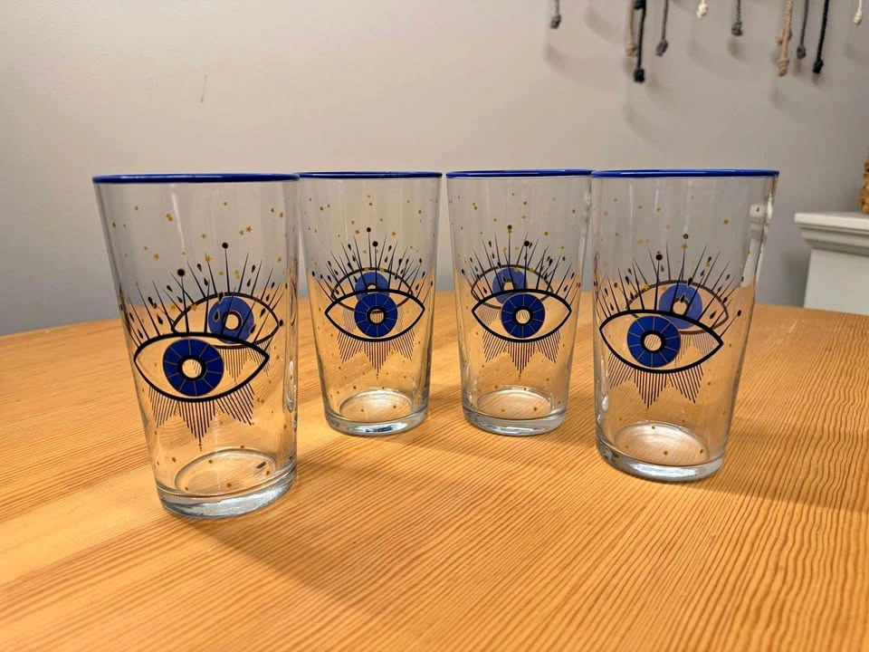 4 pack evil eye glasses
