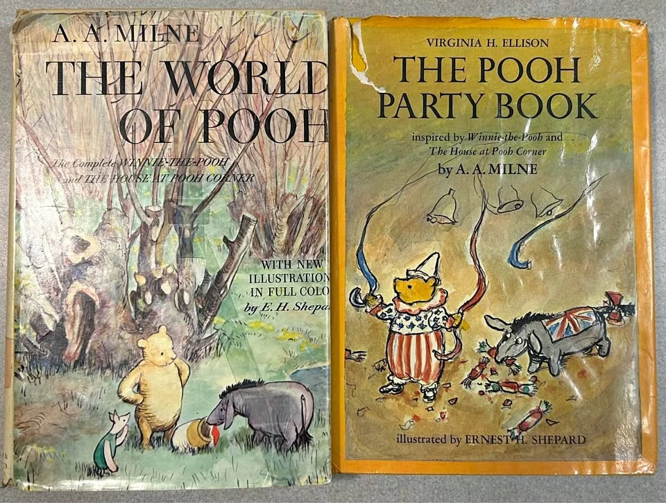 The World of Pooh and The Pooh Party Book by A.A. Milne