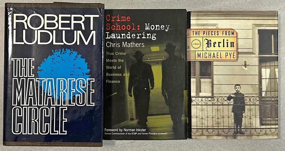 Book Bundle: The Matarese Circle, Crime School, and The Pieces f