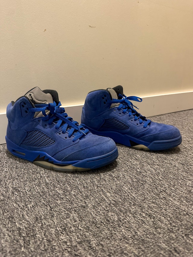 Jordan 5 Retro Blue Suede - photo 3
