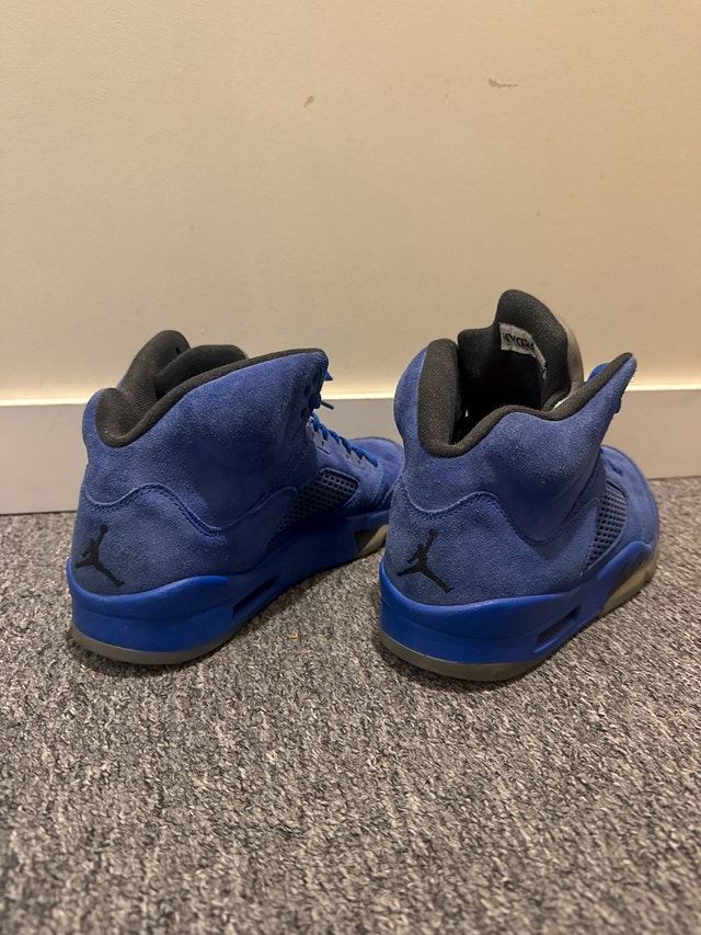 Jordan 5 Retro Blue Suede - photo 4