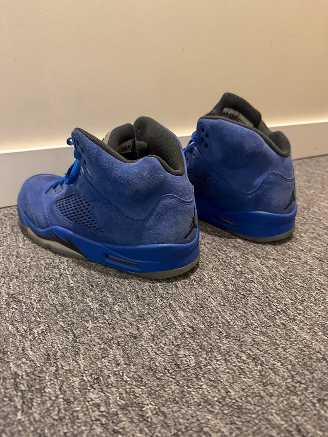 Jordan 5 Retro Blue Suede - photo 5