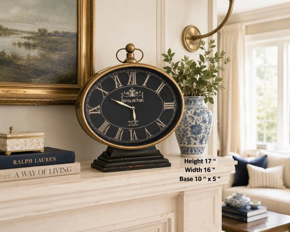 Clock Table Top Oval - photo 2