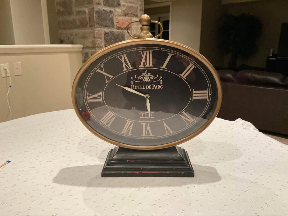 Clock Table Top Oval - photo 4