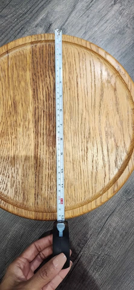 Wooden Lazy Susan Rotating Tray - photo 3