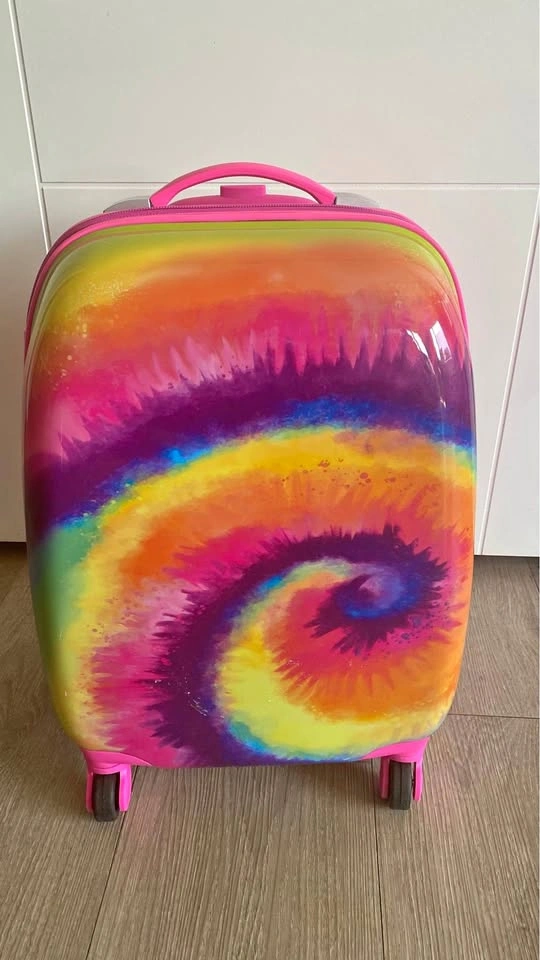 Kids Tie-Dye Hardshell Carry-On Suitcase