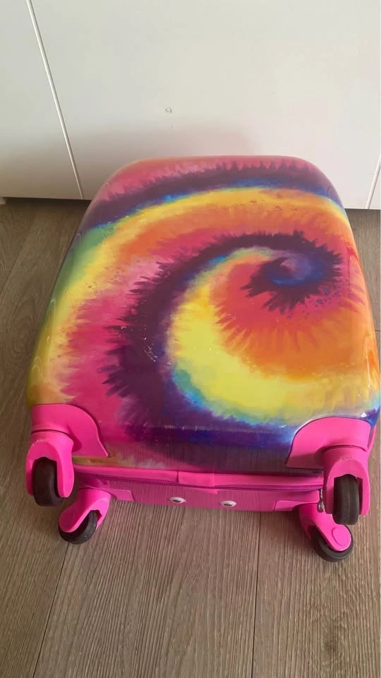 Kids Tie-Dye Hardshell Carry-On Suitcase - photo 2