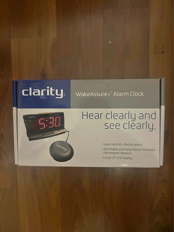 CLARITY WAKE ASSURE ALARM CLOCK