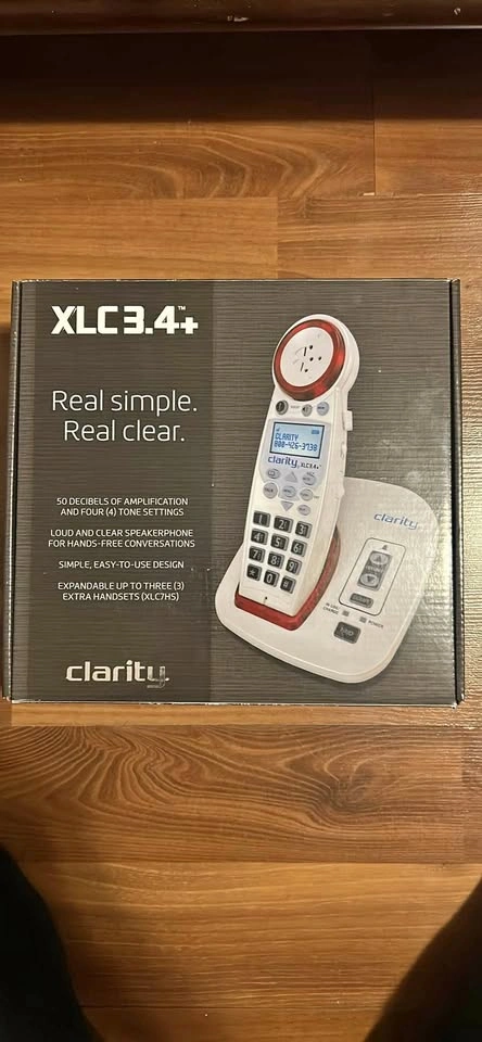 CLARITY (XLC3.4+) CORDLESS LANDLINE PHONE