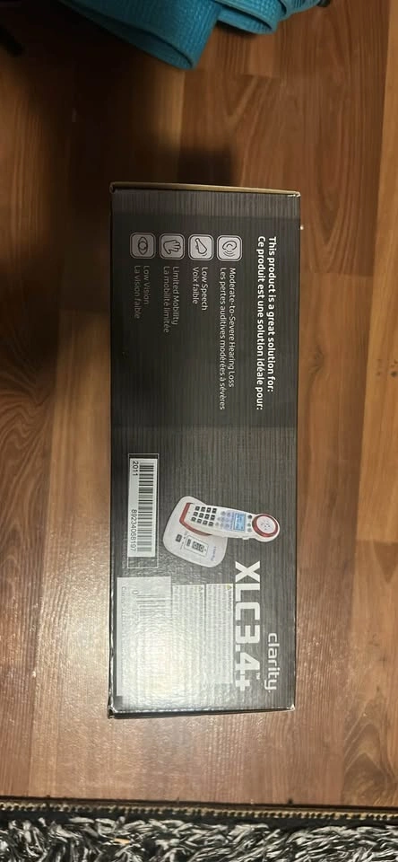 CLARITY (XLC3.4+) CORDLESS LANDLINE PHONE - photo 2