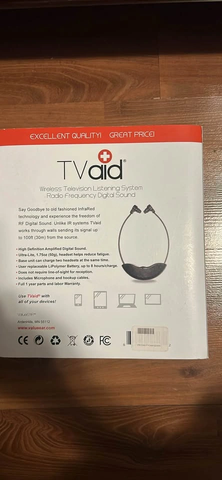 TVaid Wireless TV Amplifying System - photo 2