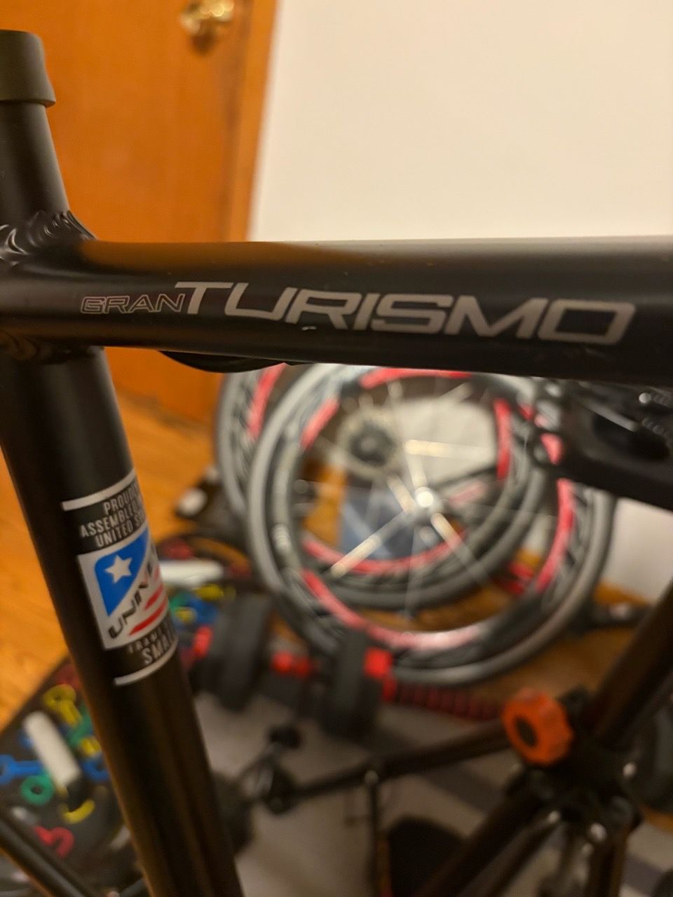 Univega Black Bike Frame with Components - photo 4