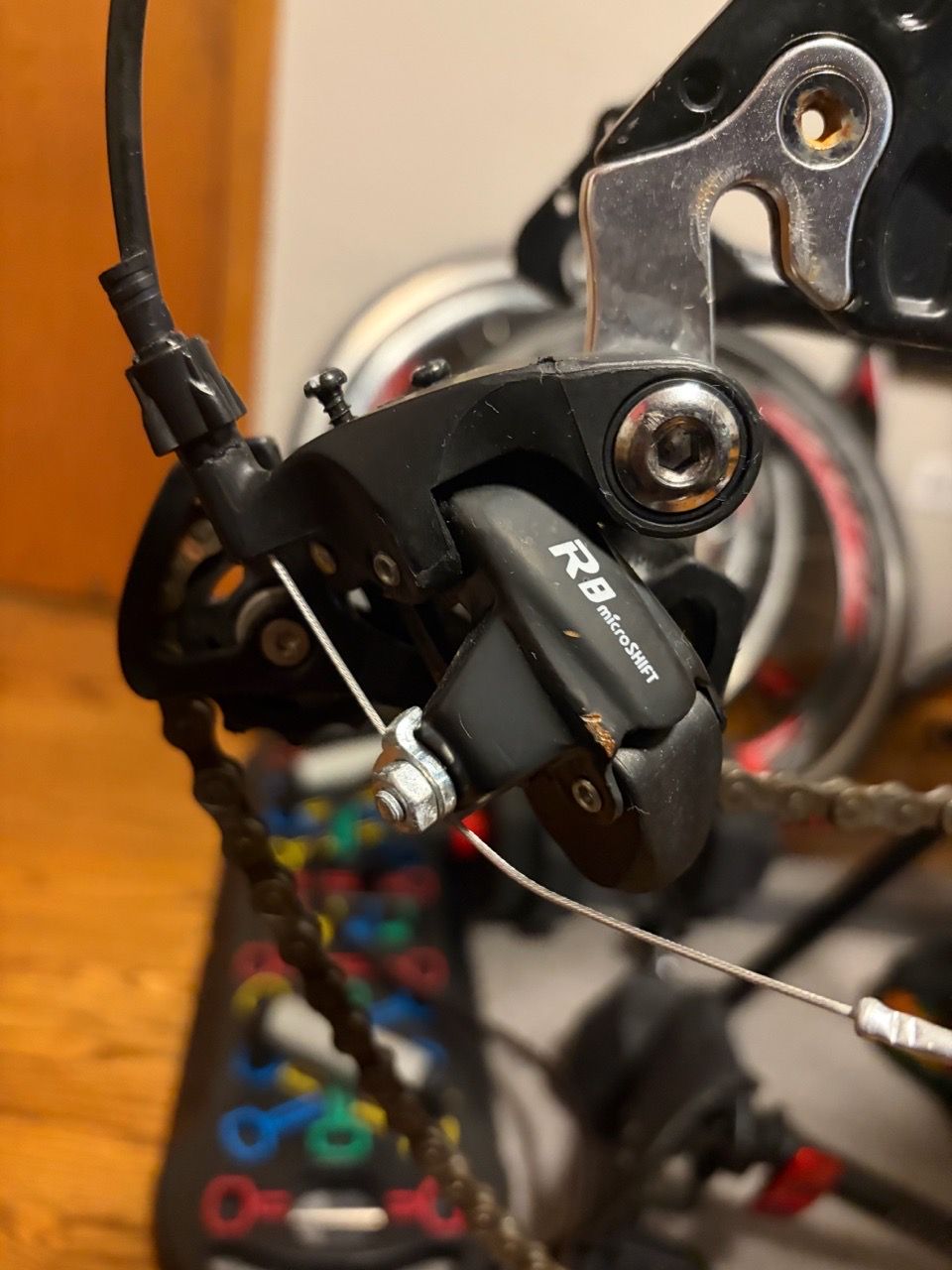 Univega Black Bike Frame with Components - photo 5