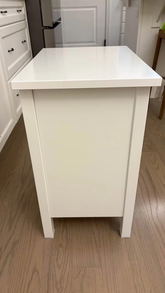 Hemnes White 2 Drawer Nightstand - photo 5