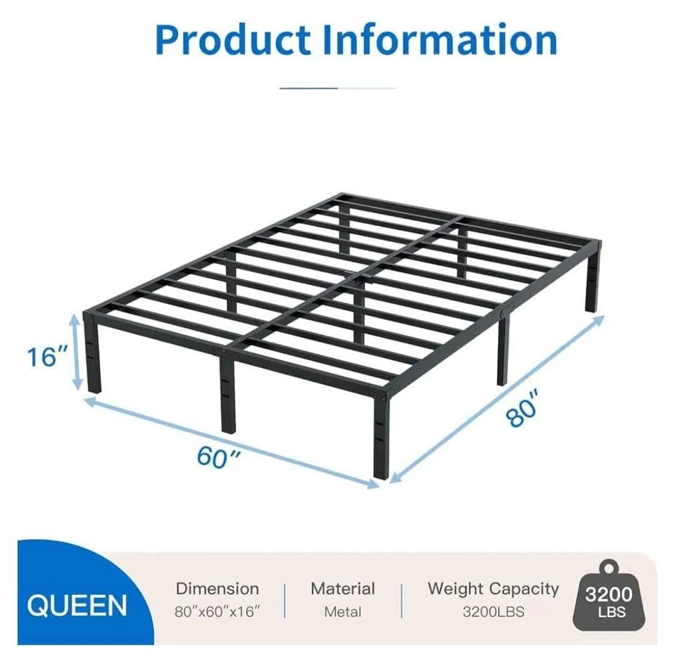 Queen Metal Platform Bed Frame (brand new) - photo 2